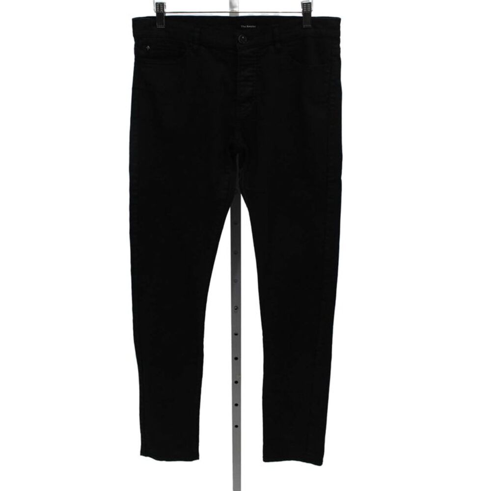 The Kooples Mens Skinny Jeans Black Button Cotton Size 30
